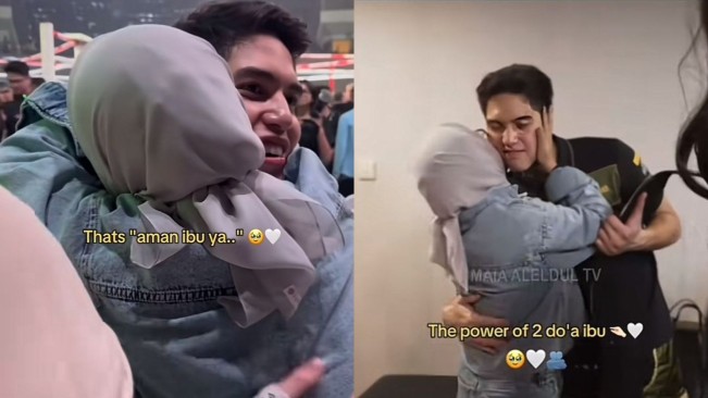 Ibunda Syifa Hadju Saat Dukung El Rumi Tinju (TikTok)